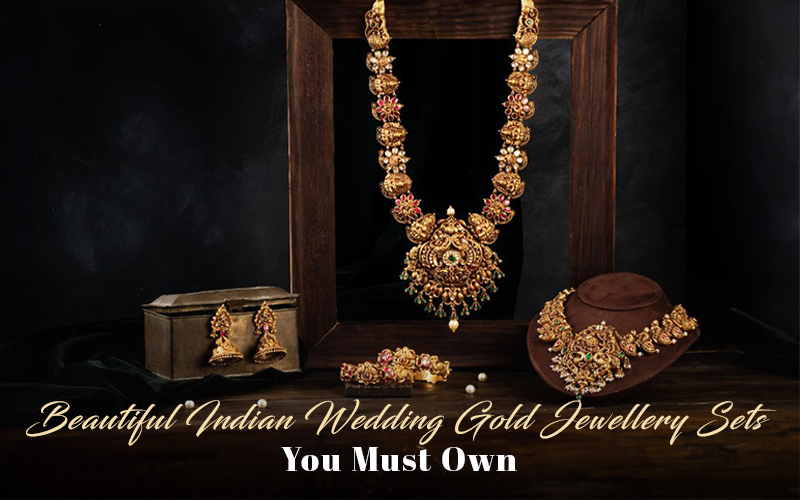 beautiful indian wedding gold jewellery